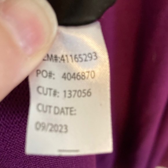 Torrid Purple Long Sleeve Dress- Hacci Front Pocket Skater Dress - Picture 10 of 10